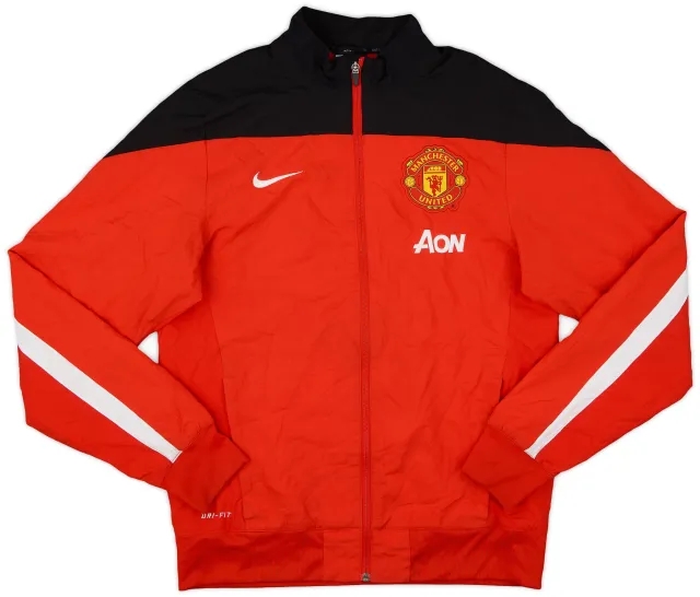 2013-14 Manchester United Nike Track Jacket - 9/10 - (S)