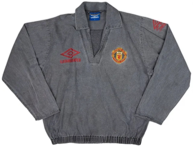 1994-95 Manchester United Umbro Drill Top - 8/10 - (S)