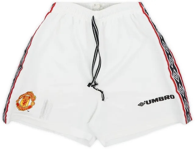 Umbro 1998-00 Manchester United Home Shorts - 7/10 - (S.Boys)