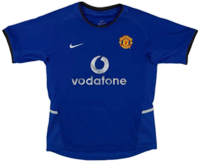 Nike 2002-03 Manchester United Third Shirt - 7/10 - (S.Boys)