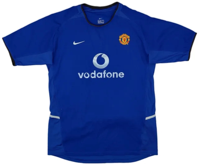 Nike 2002-03 Manchester United Third Shirt - 9/10 - (XL.Boys)