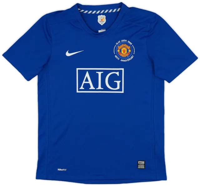 Nike 2008-09 Manchester United Third Shirt - 8/10 - (XL.Boys)