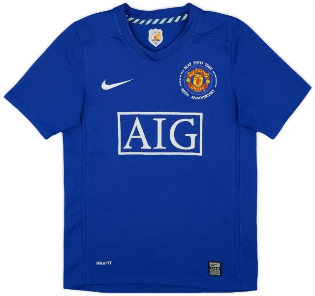 Nike 2008-09 Manchester United Third Shirt - 7/10 - (M.Boys)