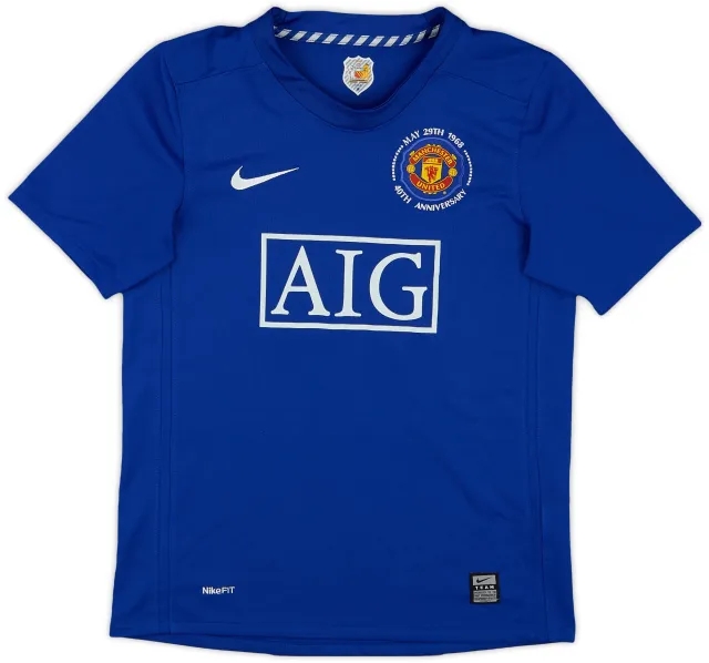 Nike 2008-09 Manchester United Third Shirt - 9/10 - (L.Boys)