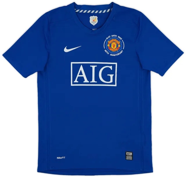 Nike 2008-09 Manchester United Third Shirt - 8/10 - (L.Boys)