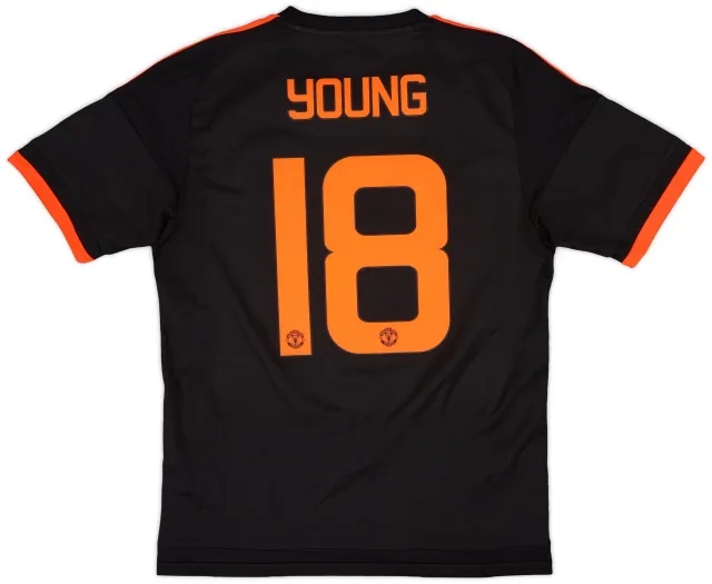 adidas 2015-16 Manchester United Third Shirt Young #18 - 9/10 - (M)