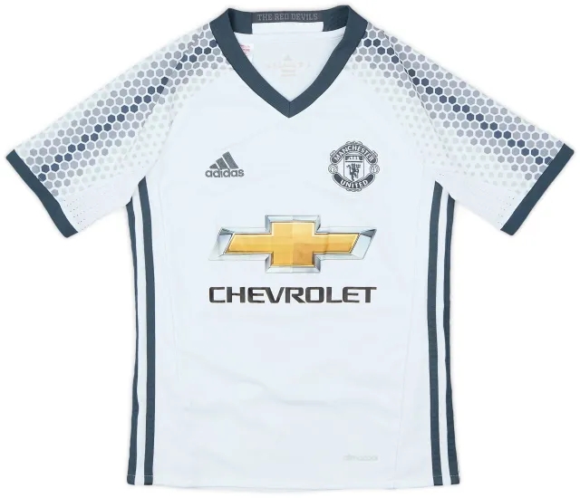 adidas 2016-17 Manchester United Third Shirt - 8/10 - (S.Boys)