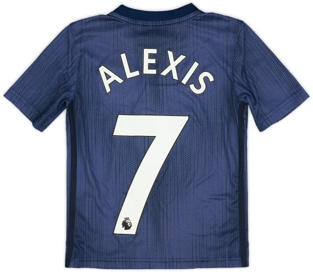 adidas 2018-19 Manchester United Third Shirt Alexis #7 - 8/10 - (7-8 Years)