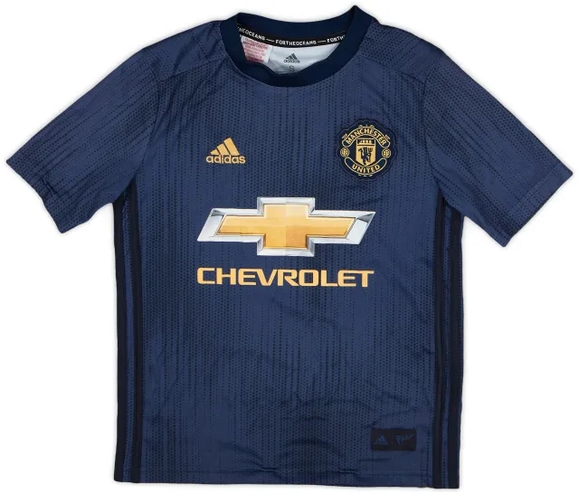 adidas 2018-19 Manchester United Third Shirt - 8/10 - (S.Boys)