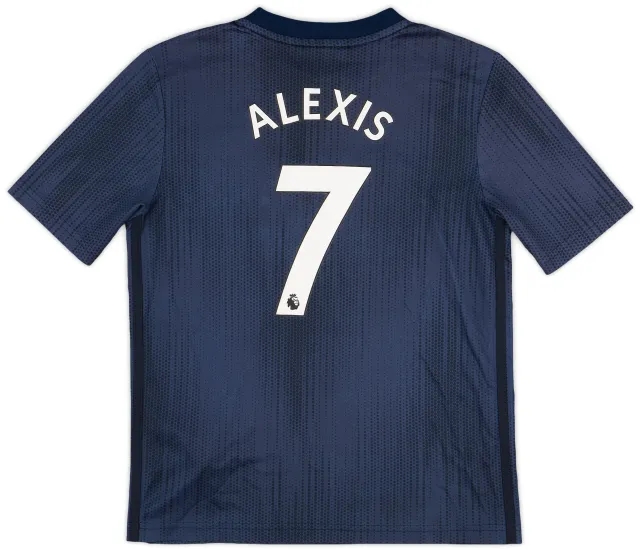 adidas 2018-19 Manchester United Third Shirt Alexis #7 - 9/10 - (M.Boys)