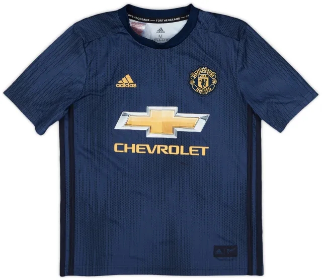 adidas 2018-19 Manchester United Third Shirt - 6/10 - (M.Boys)