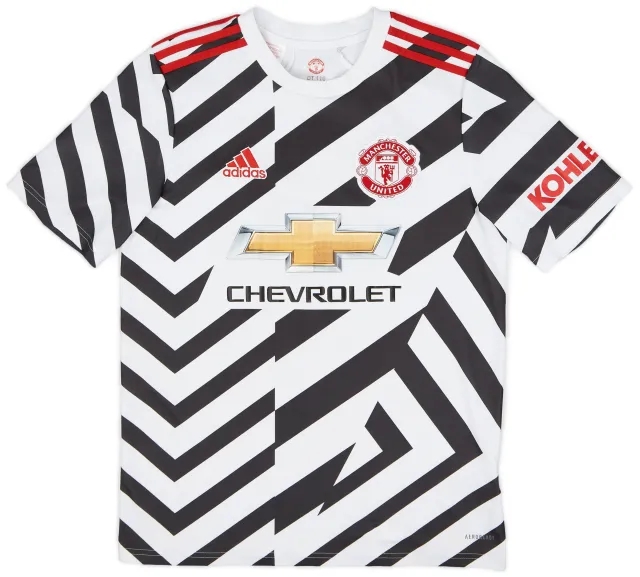 adidas 2020-21 Manchester United Third Shirt - 6/10 - (XL.Boys)