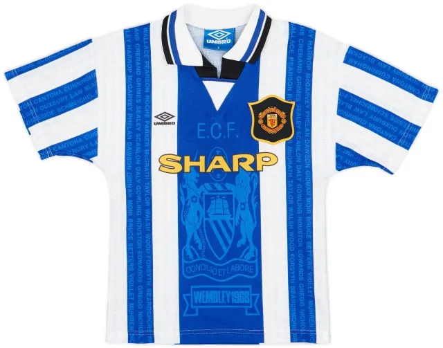 Umbro 1994-96 Manchester United Third Shirt - 8/10 - (M.Boys)