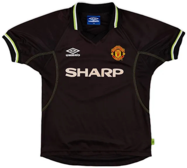 Umbro 1998-99 Manchester United Third Shirt - 5/10 - (M.Boys)