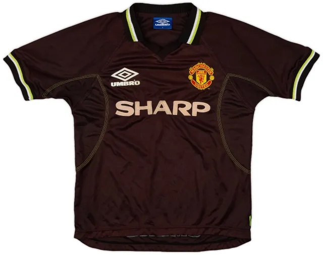 Umbro 1998-99 Manchester United Third Shirt - 7/10 - (Y)