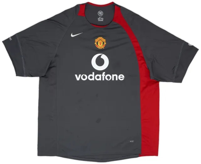 2004-05 Manchester United Nike Training Shirt - 7/10 - (L)