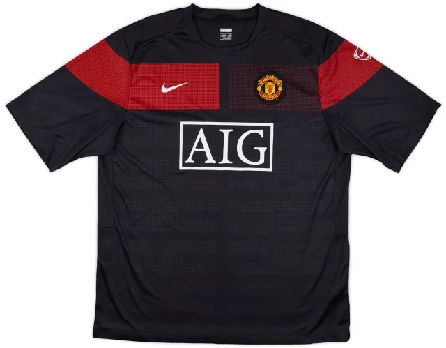 2009-10 Manchester United Nike Polo Shirt - 8/10 - (L)