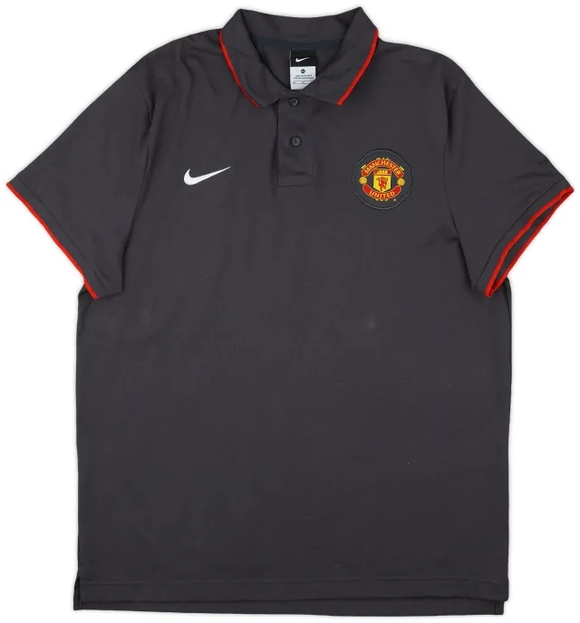 2010-11 Manchester United Nike Polo Shirt - 9/10 - (XL)