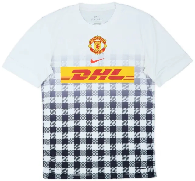 2013-14 Manchester United Nike Polo Shirt - 9/10 - (L)