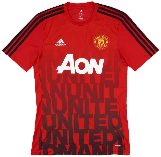 adidas 2015-16 Manchester United adizero Training Shirt - 8/10 - (M)