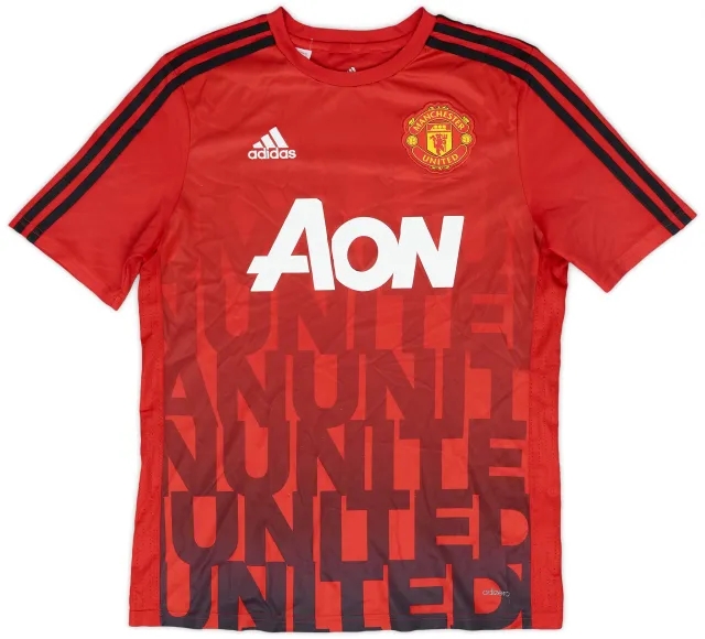 2016-17 Manchester United adidas Training Shirt - 6/10 - (XL.Boys)