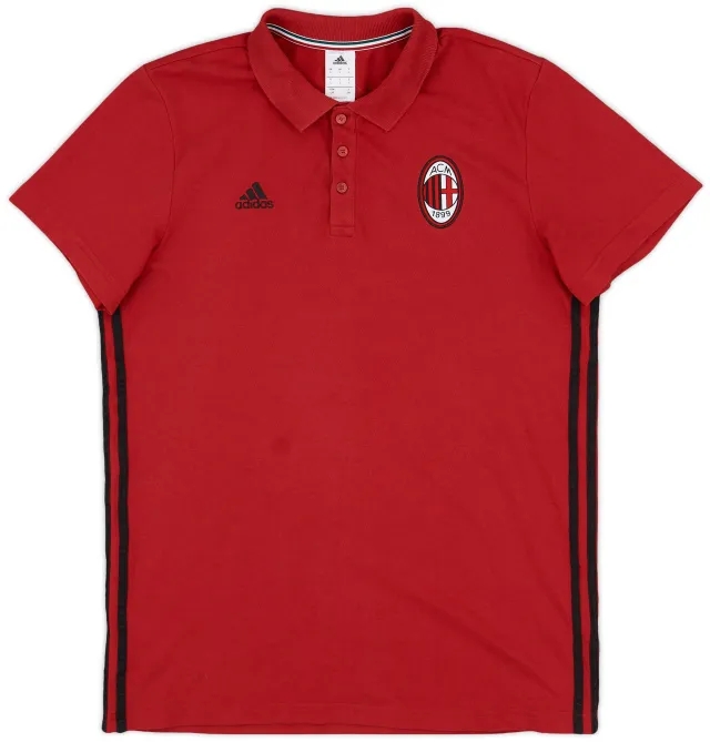 2016-17 Manchester United adidas Polo Shirt - 7/10 - (L)