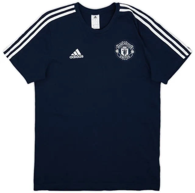 2018-19 Manchester United adidas Cotton Tee - 8/10 - (M)