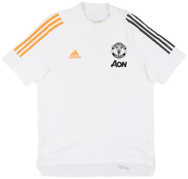 2020-21 Manchester United adidas Cotton Tee - 8/10 - (M)