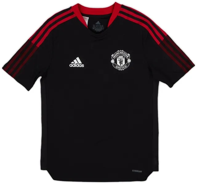 2021-22 Manchester United adidas Training Shirt - 8/10 - (L.Boys)