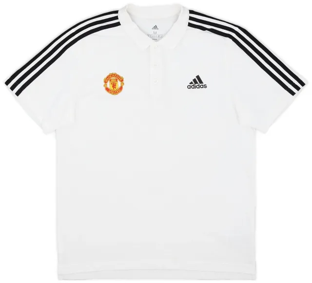 2021-22 Manchester United adidas Polo Shirt - 7/10 - (M)
