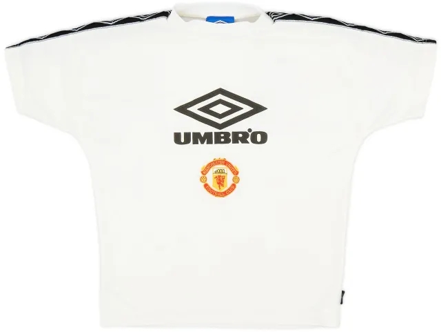 1994-96 Manchester United Umbro Training Shirt - 8/10 - (L.Boys)