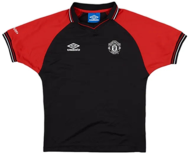 1998-99 Manchester United Umbro Training Shirt - 8/10 - (M.Boys)
