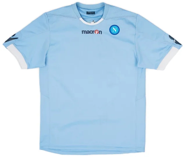 Macron 2010-11 Napoli Home Shirt - 4/10 - (L)