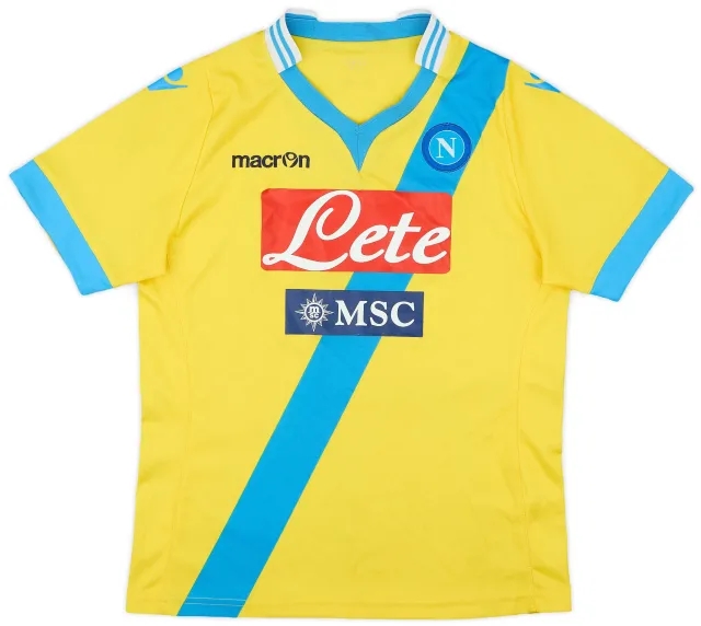 Macron 2013-14 Napoli Third Shirt - 5/10 - (XL.Boys)