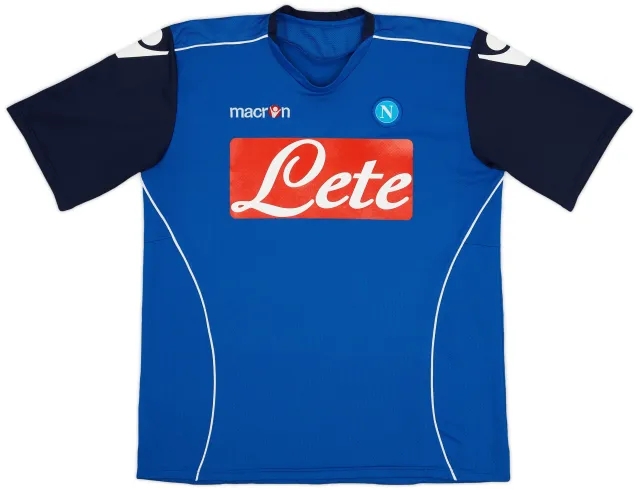 2009-10 Napoli Macron Training Shirt - 7/10 - (XL)