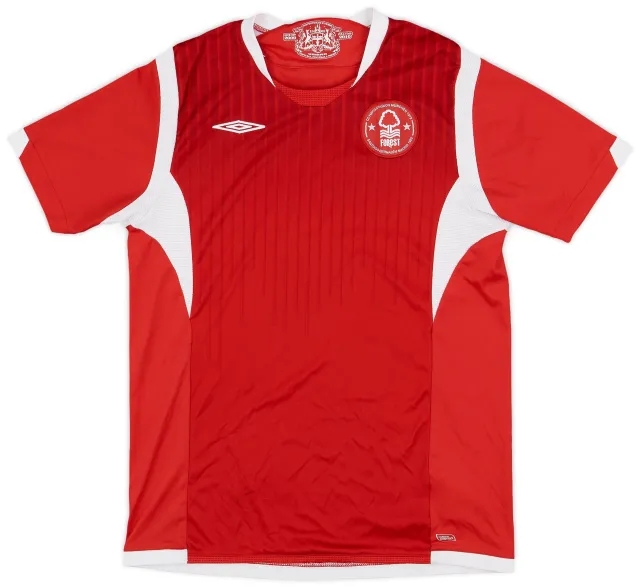 Umbro 2009-10 Nottingham Forest Home Shirt - 8/10 - (XL.Boys)