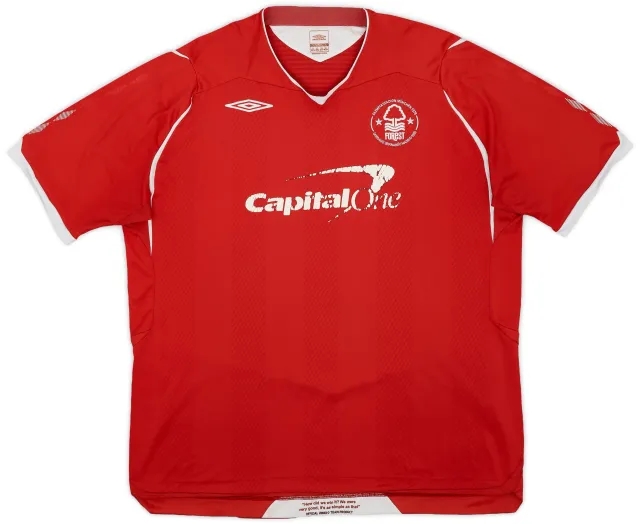 Umbro 2008-09 Nottingham Forest Home Shirt - 5/10 - (XXL)