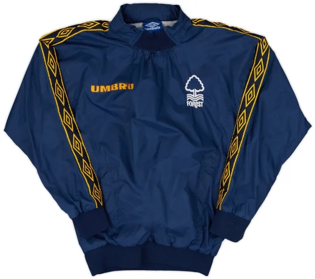 1996-97 Nottingham Forest Umbro Hooded Drill Top - 5/10 - (S)