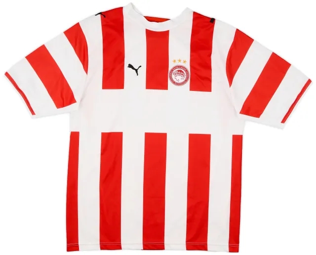 Puma 2006-07 Olympiakos Home Shirt - 7/10 - (M)