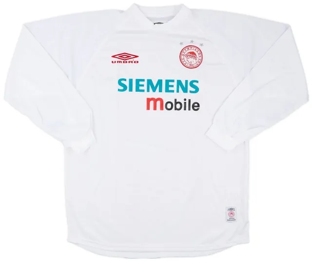 Umbro 2001-02 Olympiakos Third L/S Shirt - 8/10 - (XL)