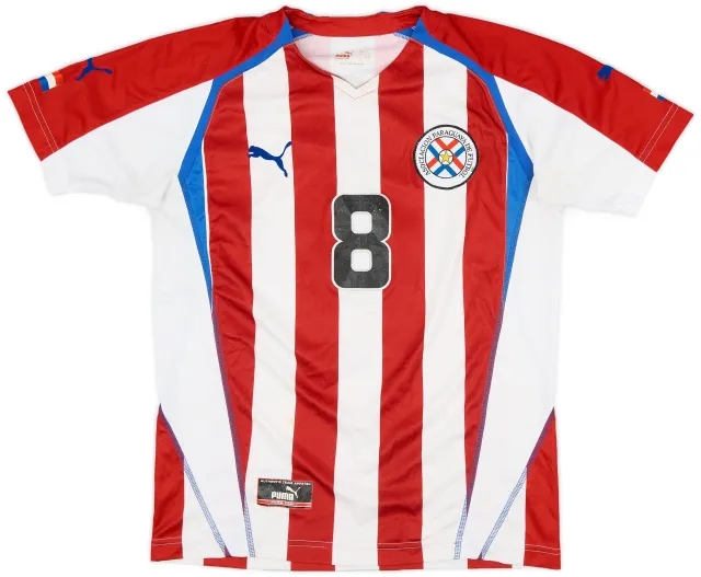 Puma 2004-06 Paraguay Home Shirt #8 - 5/10 - (S)