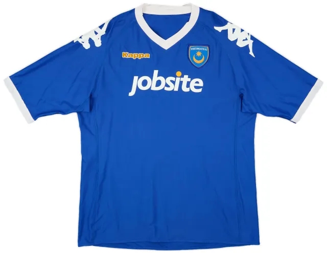 Kappa 2010-11 Portsmouth Home Shirt - 9/10 - (XXL)