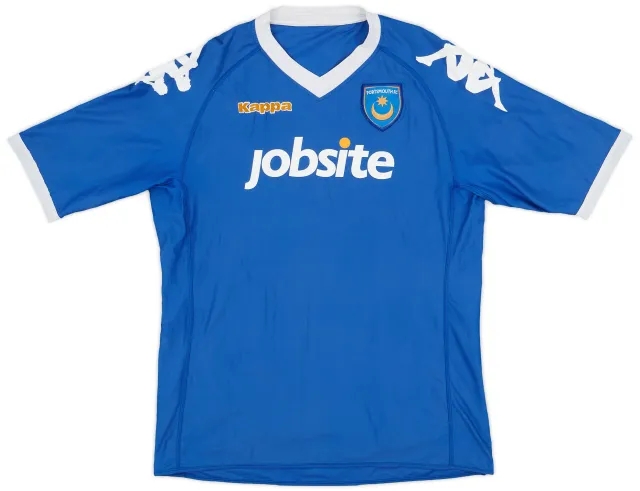 Kappa 2010-11 Portsmouth Home Shirt - 6/10 - (L)