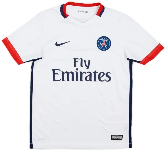 Nike 2015-16 Paris Saint-Germain Away Shirt - 9/10 - (M.Boys)