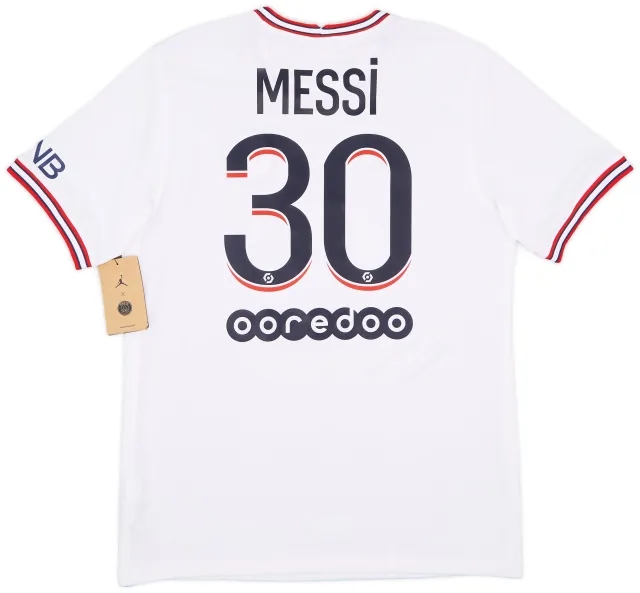 Nike 2021-22 Paris Saint-Germain Fourth Shirt Messi #30 (M)