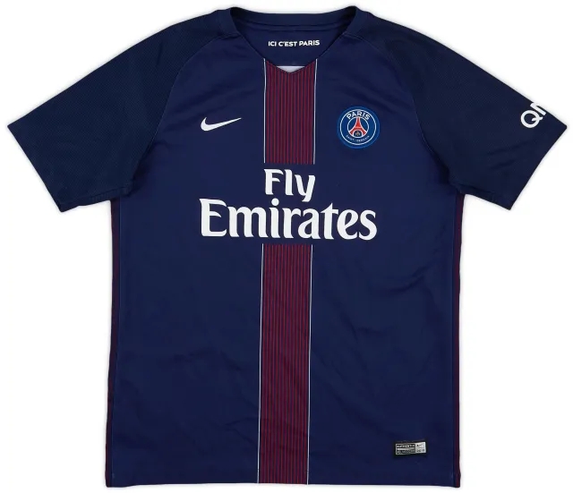 Nike 2016-17 Paris Saint-Germain Home Shirt - 9/10 - (XL.Boys)
