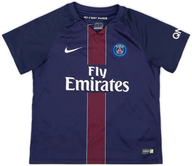 Nike 2016-17 Paris Saint-Germain Home Shirt - 9/10 - (6-7 Years)