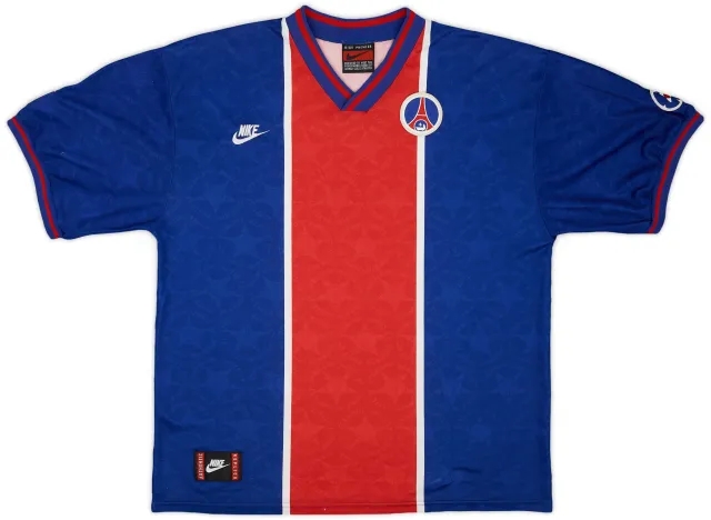 Nike 1995-96 Paris Saint-Germain Home Shirt - 7/10 - (L)
