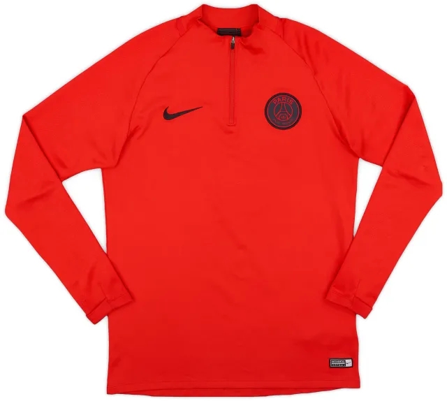 Nike 2019-20 Paris Saint-Germain 1/4 Zip Drill Top - 8/10 - (M)
