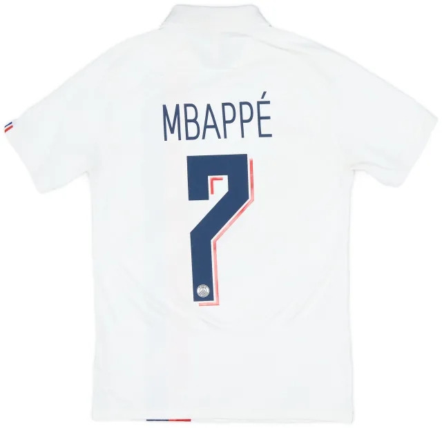 Nike 2019-20 Paris Saint-Germain Authentic Third Shirt Mbappe #7 - 8/10 - (S)